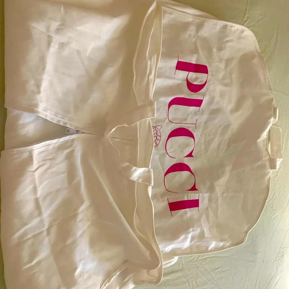 Emilio Pucci authentic brand new large clothing dust cover with zipper.Must have